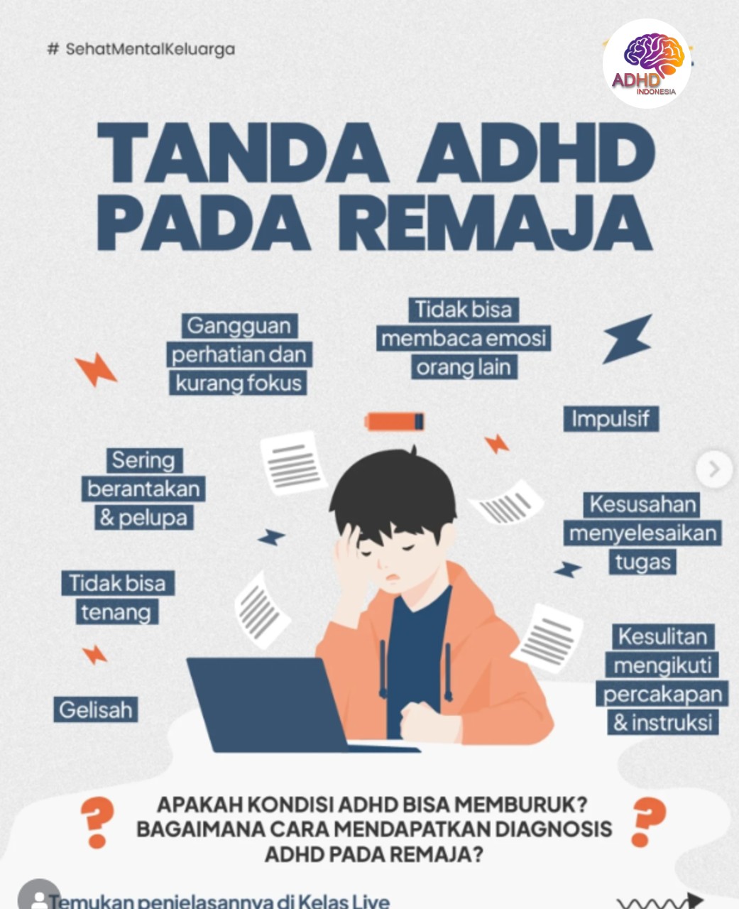 Screening ADHD Non-Diagnostik: Edukasi Awal bagi Orang Tua di Kabupaten Lebak