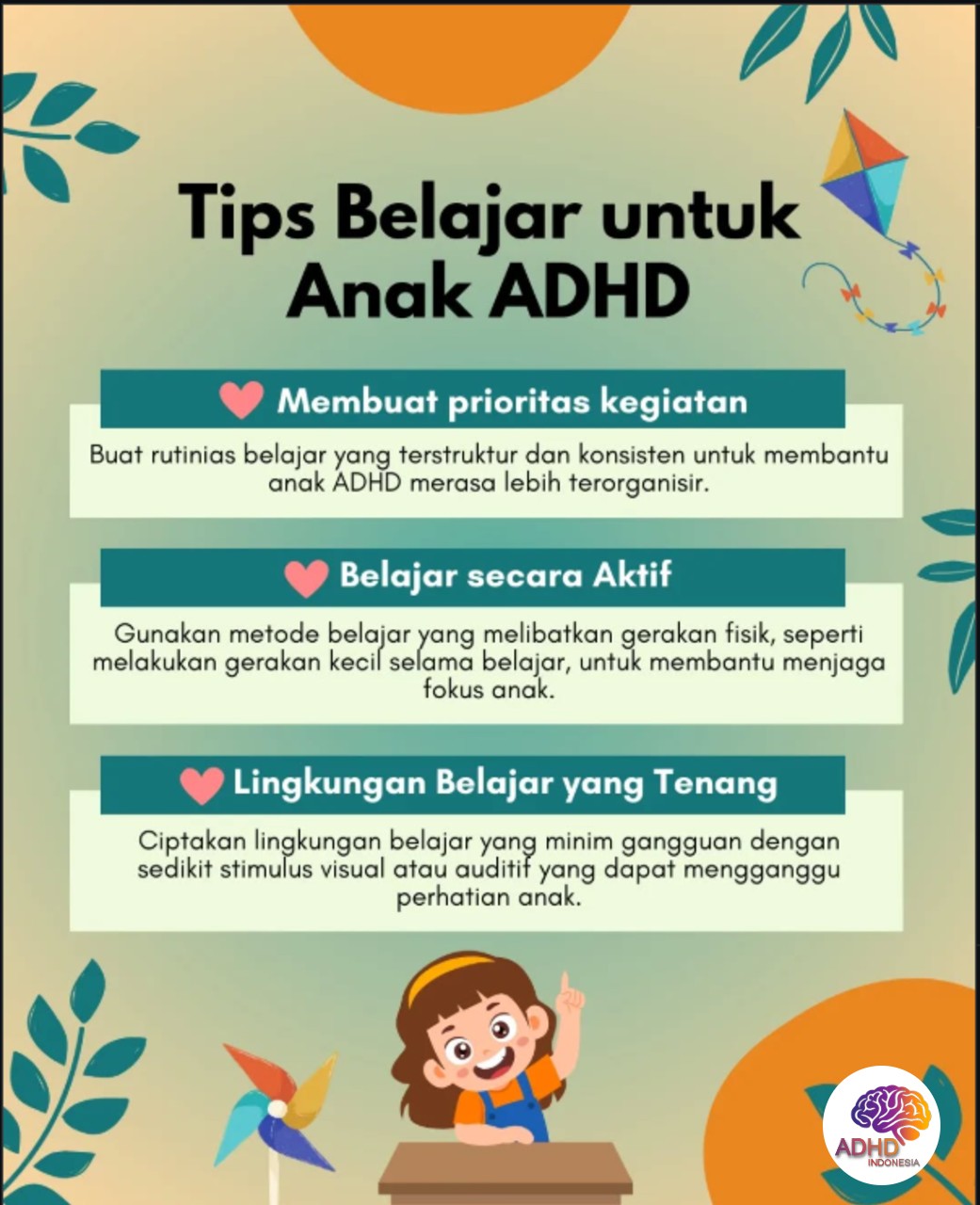 Strategi Belajar yang Cocok untuk Anak ADHD di Kabupaten Lebak